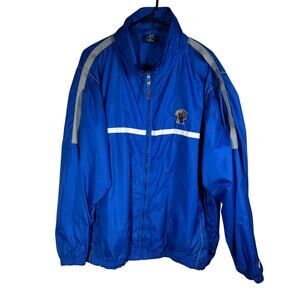 Vintage UK Kentucky Wildcats Jacket Men's 2XL Full Zip Windbreaker Big Blue Cats